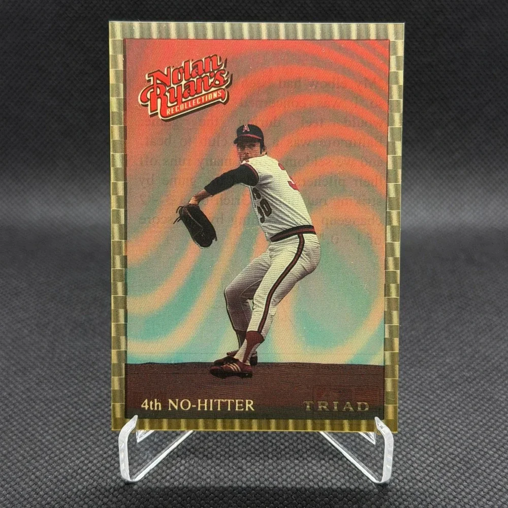 Nolan Ryan 1993 Triad Whataburger Holo 4th No-Hitter Angels